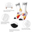 thumbnail image 3 of Yiaed Summer Gnome Print Great elasticity Crew Socks Sports socks for Men and Women, 3 of 5