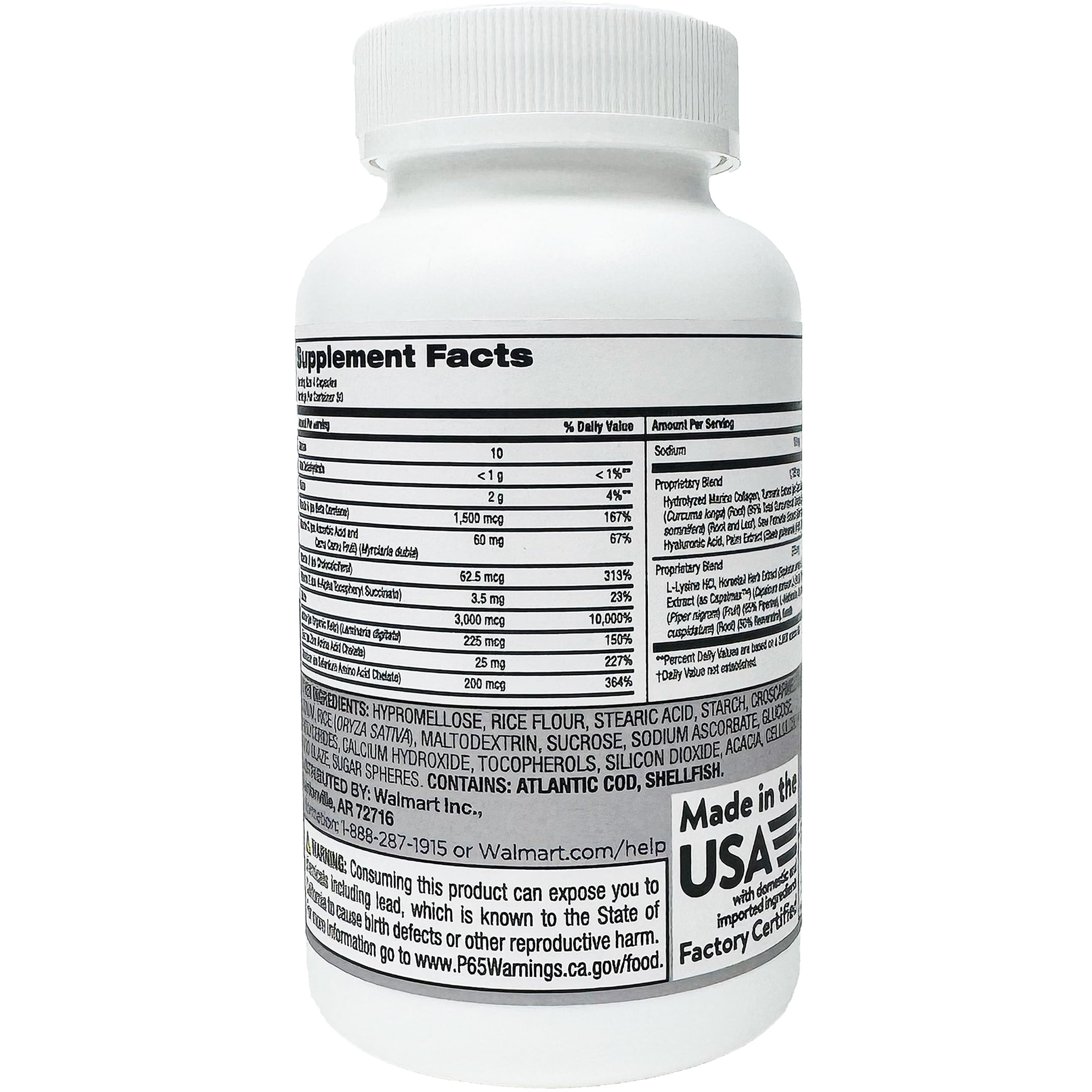 Equate Men's Hair Growth Support