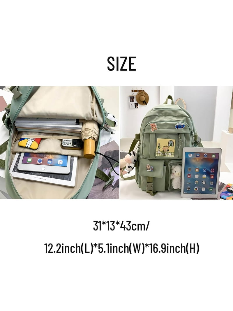 JSOT Cute Backpack with Aesthetic Pin Accessories  display picture 1