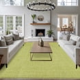 thumbnail image 4 of Vintage Fruit Green Large Area Rugs for Bedroom Living Room, Soft Non Slip Carpet Bedside Rug, Farmhouse Retro Solid Color Linen Texture Rectangular Floor Cover Kitchen Accent Rug 5'x7' for Office, 4 of 9