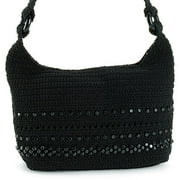 White Stag - Beaded Crochet Bag
