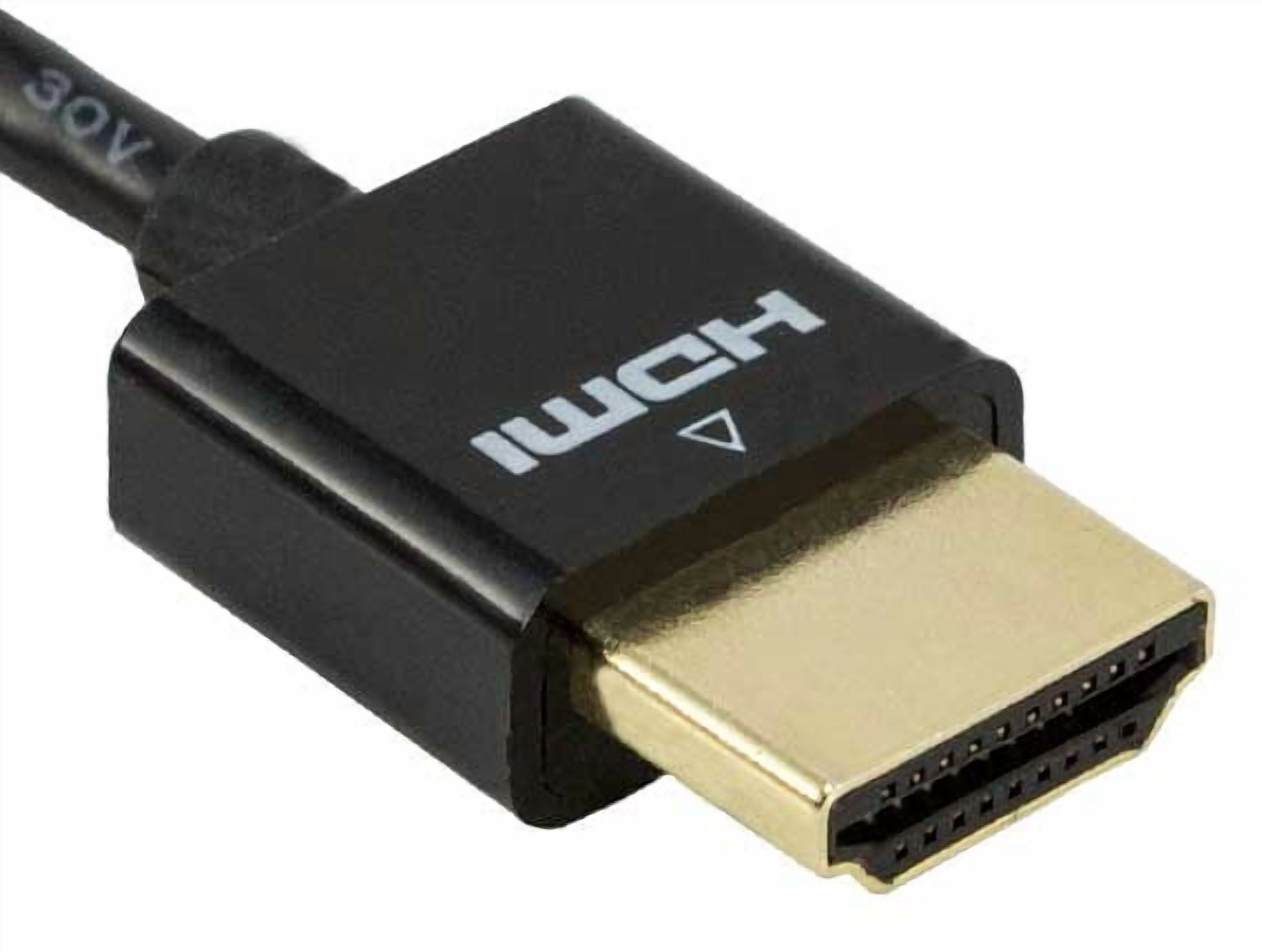 Cable Leader 15ft Ultra Slim High Speed RedMere Active HDMI Cable with Ethernet, 4K Support, 36 AWG, Black