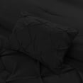thumbnail image 6 of DNG Creations 5 Piece Luxurious Half Pinch Pleated Comforter Long Lasting 100% Egyptian Cotton, 800 TC 550 GSM All Season ( Full/Queen Size ) Solid Black Colour, 6 of 8