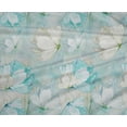 thumbnail image 4 of oneOone Polyester Spandex Light Mint Green Fabric Flower Sewing Material Print Fabric By The Yard 56 Inch Wide-3G6, 4 of 4