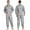 Gray, variant on Men's One Piece Work Coveralls Jumpsuits Long Sleeves Front Zipper Workshop Body Suits Light Green L