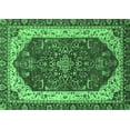 thumbnail image 1 of Ahgly Company Indoor Rectangle Abstract Emerald Green Modern Area Rugs, 3' x 5', 1 of 4