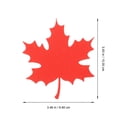 thumbnail image 2 of SHOWERORO 20Pcs Autumn Paper Cutout Red Glitter Paper for School Activities Thanksgiving Celebration, 2 of 4
