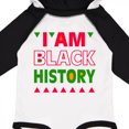 thumbnail image 3 of Inktastic I Am Black History Gift Baby Boy or Baby Girl Long Sleeve Bodysuit, 3 of 4