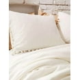 thumbnail image 2 of White Pom Pom Fringed Pillowcases Pillow Covers ,18.9in x29.1in,Set of 2, 2 of 4