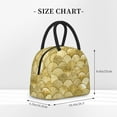thumbnail image 2 of Balery Mermaid Fish Scale Pattern Lunch Bag Women, Lunch Box, Lunch Bag, Small Leakproof Lunch Tote Large Capacity Reusable Insulated Cooler Lunch Container-One Size, 2 of 6