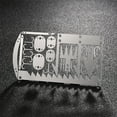 thumbnail image 2 of 22 en 1 en Plein Air Multi Tool Survie Card pour la Pêche Camping Urgence, 2 of 7