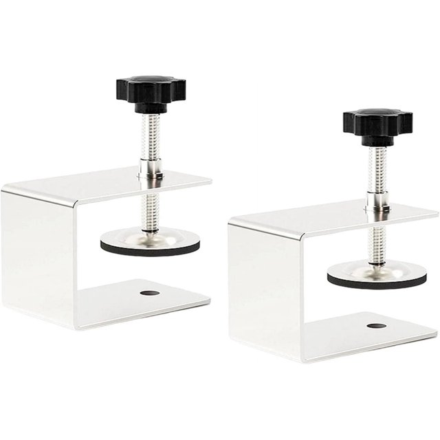 Abrazaderas frontales de cajón portátiles 2X, con kit de adaptador de fácil ajuste, clip de retención, para montaje