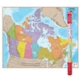 thumbnail image 1 of Carte Laminée, Canada, 47 Pouces X 38 Pouces, 1 of 2