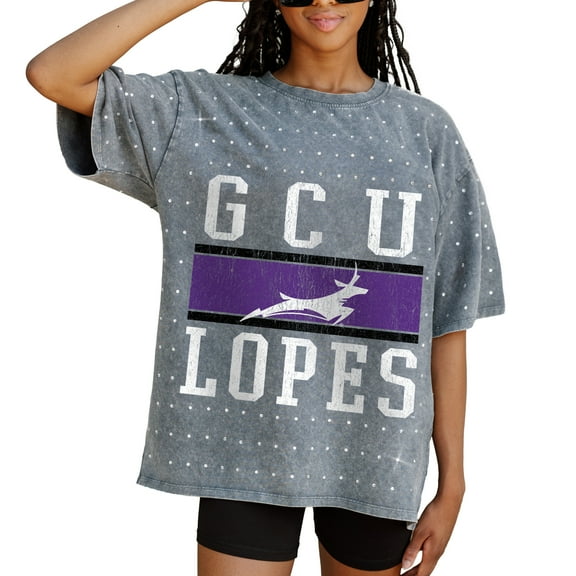 Women's Gameday Couture Gray Grand Canyon Antelopes On the Ball Oversized T-Shirt