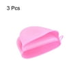 thumbnail image 3 of Mini Horno Mitones Unique Bargains TPE Calor Resistente Olla Soporte Pinza Agarraderas para Cocina Hornear Cocinar Parrilla Rosa 3uds, 3 of 6