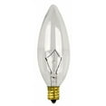 thumbnail image 1 of Feit BP40CTC 2 Ampoules de Lustre à Pointe Droite Claire de 40 Watts, 1 of 1
