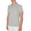 Onia mens Towel Terry Johnny Collar Polo Shirt, XL