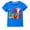Blue, variant on Girls Boys Tops Number Blocks Cute Printed Boys T Shirt For Everyday Wear Comfortable Spring Summer Top Red 12-24 Months