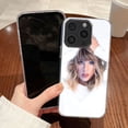 thumbnail image 3 of Funda transparente para teléfono Singer T-Taylors S-Swifts para Aplee iPhone 12 13 Mini 14+ 15 Plus 16 Pro Max Funda 11 Pro X XS Max Coque Hard P, 3 of 5