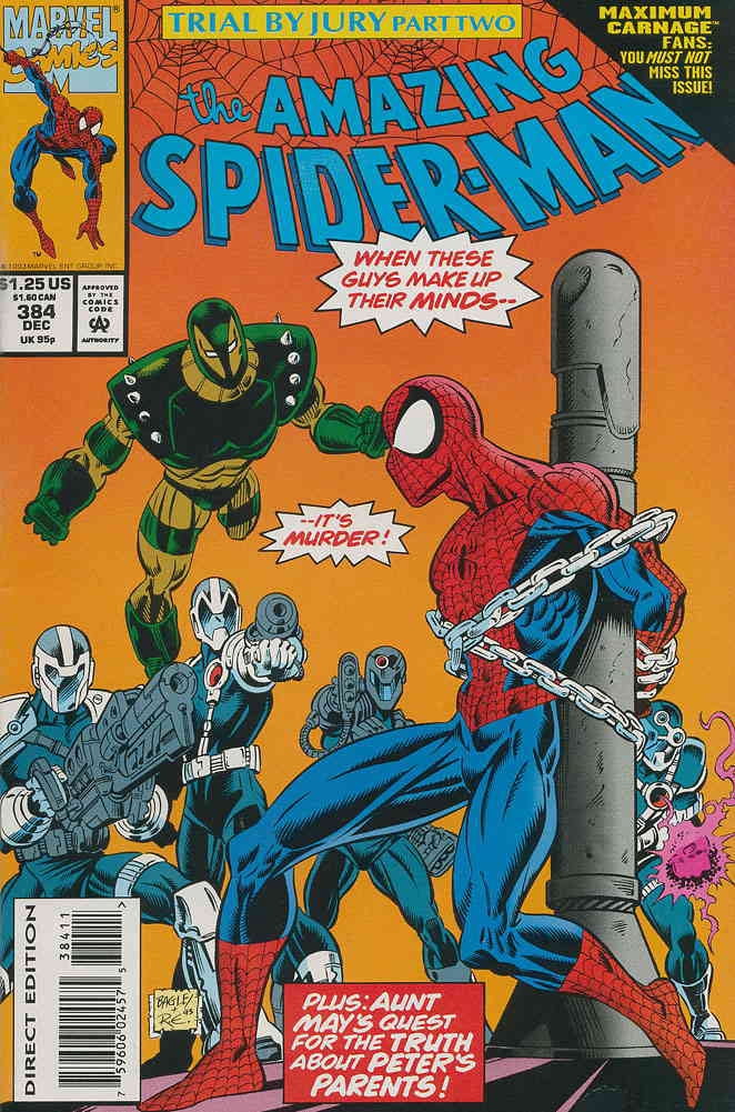 Cover of The Amazing Spider-Man #384