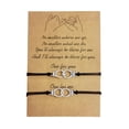 thumbnail image 1 of Fiudx Pulsera de La Amistad, Elegante Joya para Parejas, Elegante Diseño de Cordón, Piedra Preciosa de Cornalina Natural, Accesorio de Sanación Espiritual, Regalo Perfecto para Aniversarios, Viajes y, 1 of 2