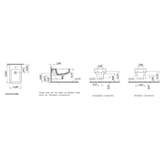 Nameeks Vitra 4329-003-0288 Vitra Wall Mounted Round Bidet Bowl Only - White