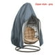thumbnail image 2 of Cubierta Para Silla De Huevo Colgante Para Exteriores Tela De Poliéster Cubierta Impermeable Para Silla De Patio Protector De Cubierta Antipolvo Para Silla De Columpio De Huevo Con Cremallera Cubierta Vogacara HA026755-02, 2 of 6