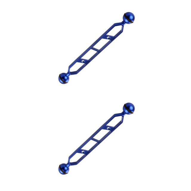 Bearachild 5 7 9 11 pulgadas cabeza de bola doble 1 adaptador de articulación brazo de extensión para abrazadera de mariposa subacuática montaje Type3 NO3