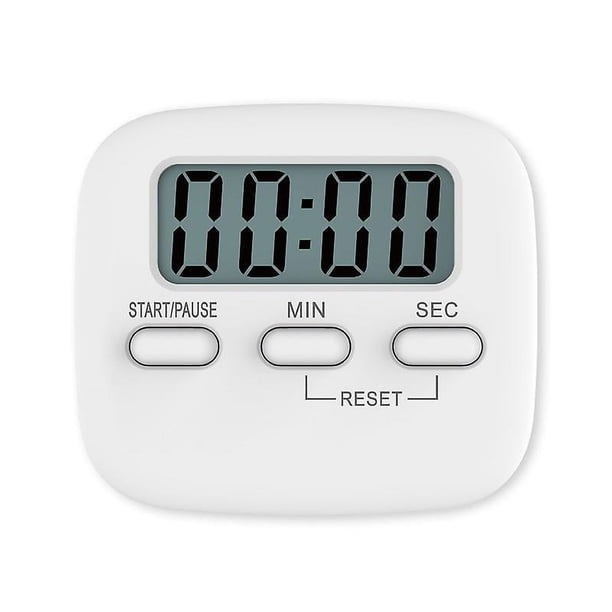 Temporizador de cocina digital con imán fuerte para cocinar, hornear, deportes, juegos y oficina.