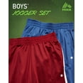 thumbnail image 3 of RBX Boys Sweatpants Tricot Soft Stretch Performance Boys Joggers with Elastic Waist & Pockets 2 Pack, 3 of 7
