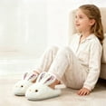 thumbnail image 5 of Toddler Bunny Slippers Girls Boys Kids Bunny House Slipper Winter Rabbit Slippers, Cute Soft Plush Anti-Slip House Kids Rabbit Warm Winter Slippers for Indoor Outdoor, 5 of 6