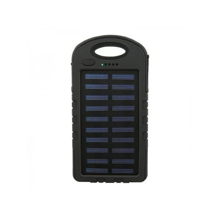 10000mAh Dual USB Mobile Charger Outdoor Solar Charger Phone Charger With LED