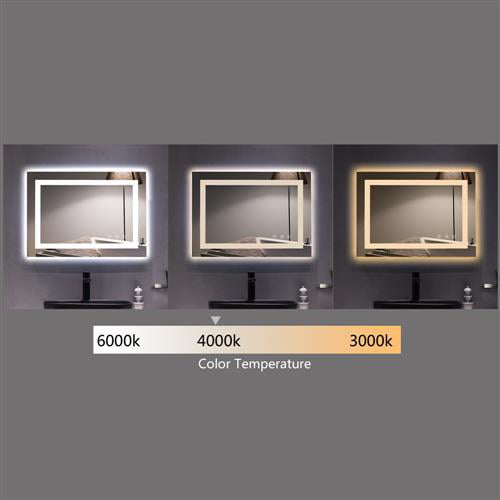 ODBO 36 x 28 Inch LED Bathroom Mirror with Lights, Front Light and Bac –  ODBO USA Inc