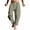 01 Army Green, variant on Pants for Men Summer Elastic Waist Jogger Yoga Trousers with Pockets