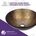 thumbnail image 5 of Gardena Series Deco-Glass Vessel Sink in Celestial Earth, 5 of 7