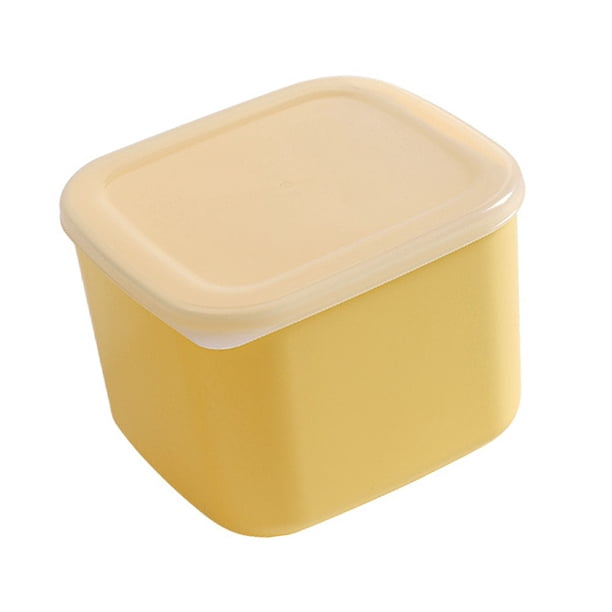 Contenedor De Queso En Rodajas A Prueba De Fugas Con Tapa, Caja De Almacenamiento De Rebanadas De Queso Para Refrigerador, Soporte Portátil Transparente Para Mantequilla Vegetal