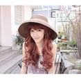thumbnail image 3 of Fashion Girl Women Lady Foldable Roll Up Sun Beach Wide Brim Straw Visor Hat Cap, 3 of 19
