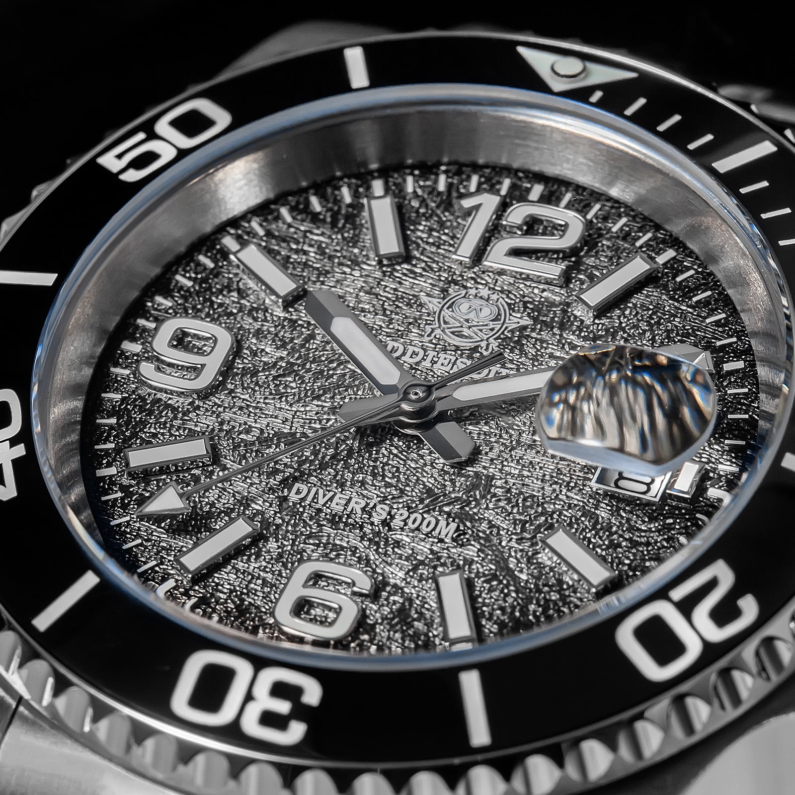 ADDIESDIVE Men's Military Dive Watch -Japanese Quartz, 200m Waterproof, Luxury Quartz Watch Luminous 316L Steel Unidirectional Bezel Analog Watches for Men