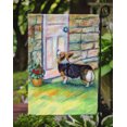 thumbnail image 3 of Carolines Treasures 7370GF Drapeau Taille Corgi Garden, 3 of 3