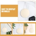 thumbnail image 3 of CIMAXIC 12pcs Beige Blank Wooden Discs Plaques for Crafts, Painting, Decorating, and Projects, 3 of 8