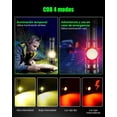 thumbnail image 3 of Linterna Led Recargable,1800 Lúmenes Linternas Led alta Potencia, 6800mAh Lampara de Mano, Entrada y Salida USB-C, Lampara Tactica Militar, 9 Modos de Luz para Camping/Emergencias, 3 of 5