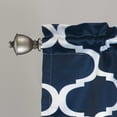 thumbnail image 2 of Geo Room Darkening Valance Navy Single 18x50+2, 2 of 4