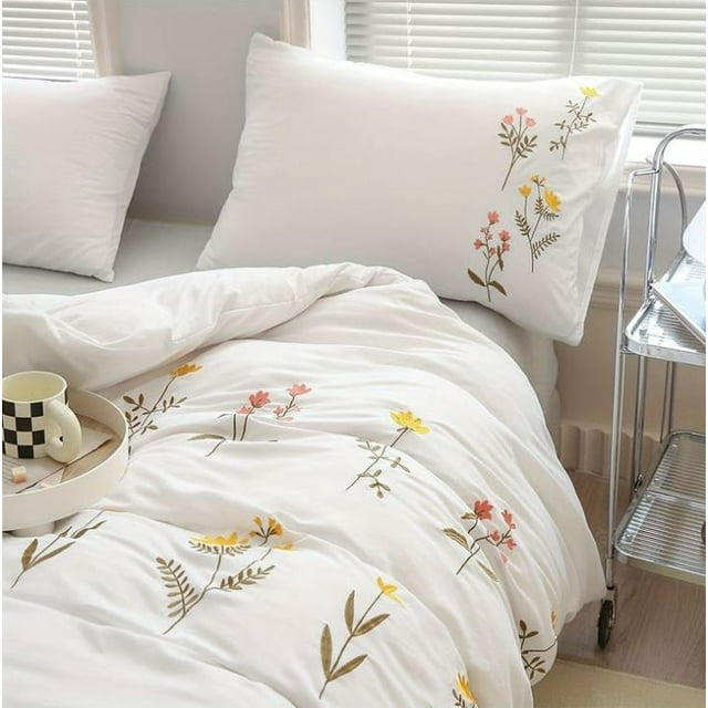 Regal Stitch Draps de Lit - Blanc Cassé