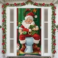 thumbnail image 5 of Mouliraty Christmas Door Cover Decoration Christmas Door Cover Door Hanging Party Decoration Door Cover Tapestry, 5 of 9