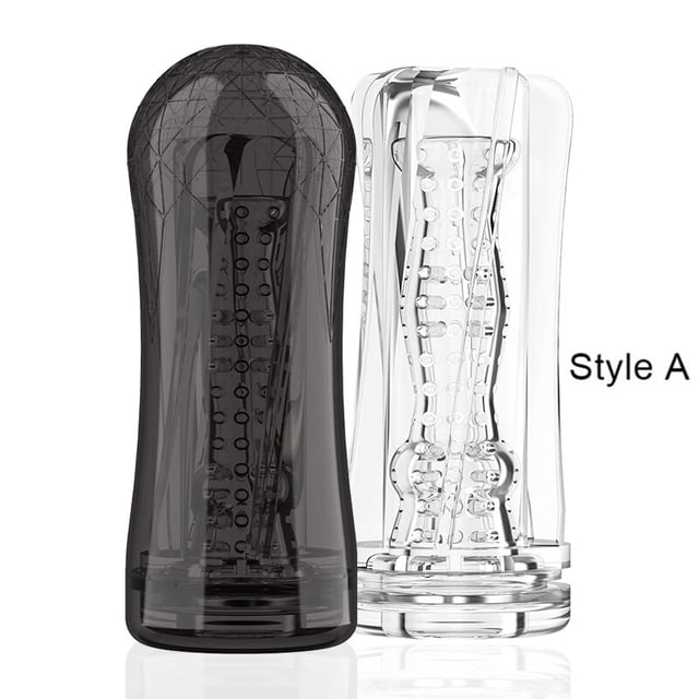 Masturbador masculino de silicona transparente para hombres, Juguetes sexuales de Vagina suave, máquina de succión de mamada con vibración, artículos para adultos