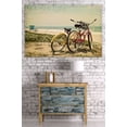 thumbnail image 3 of Sea Isle City, New Jersey, Bicycles and Beach Scene (36x54 Giclee Gallery Art Print, Vivid Textured Wall Decor), 3 of 3