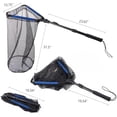 thumbnail image 6 of Fishing Landing Net with Telescoping Pole Handle, Fishing net Freshwater for Kids Men Women, Extend to 40-63 Inches, 6 of 7