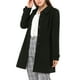 thumbnail image 5 of Abrigo de invierno de una sola botonadura con cuello Peter Pan para mujer INSPIRE CHIC XS negro, 5 of 7