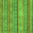 thumbnail image 1 of Ahgly Company Indoor Square Abstract Green Modern Area Rugs, 5' Square, 1 of 4