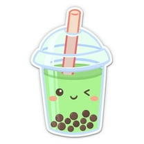 Bubble Tea - 5" Vinyl Sticker - For Car Laptop I-Pad - Waterproof Decal